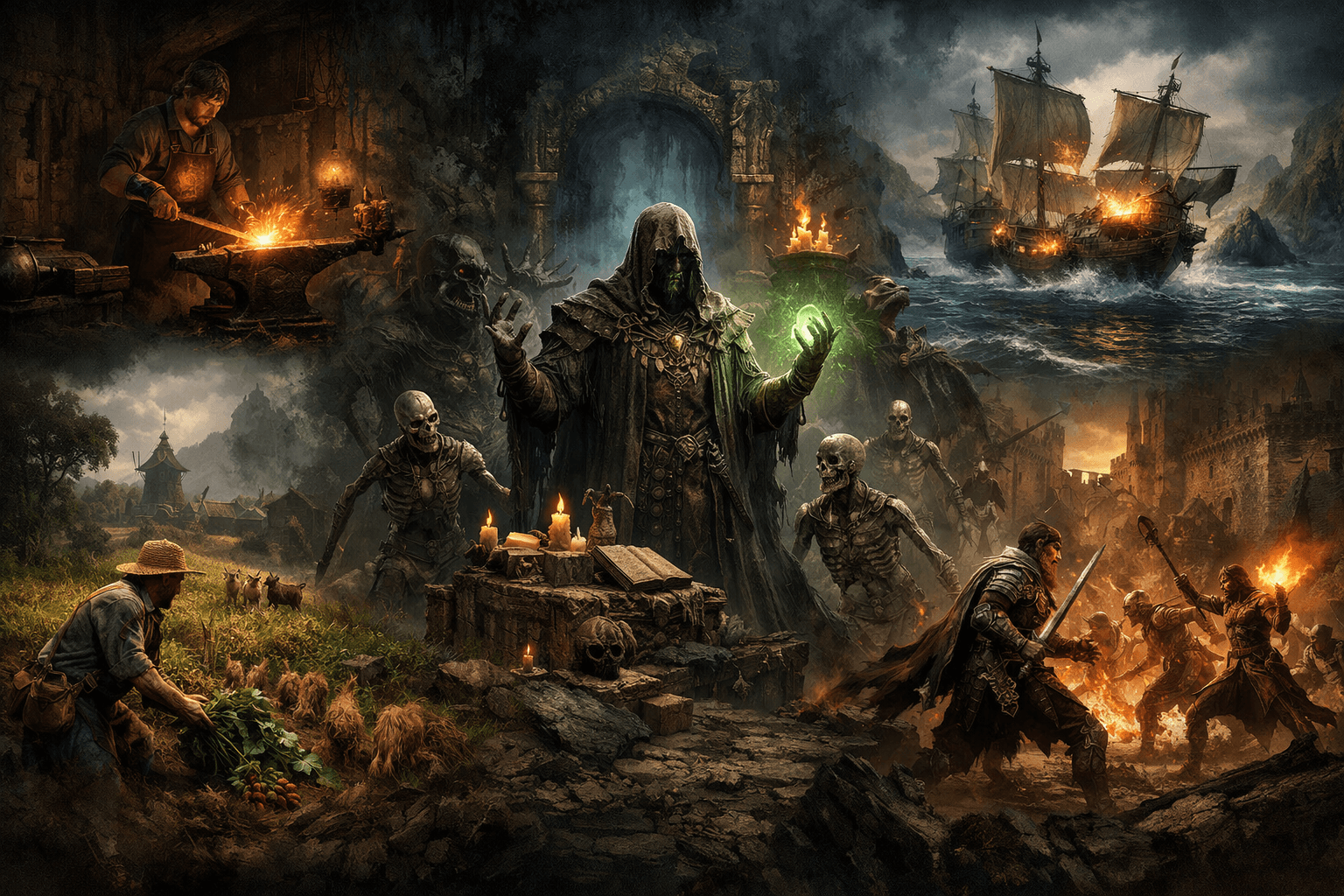 Souls of Revenge gameplay pillars artwork